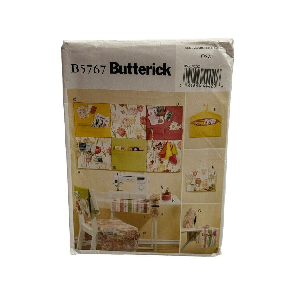 Butterick B5767 Sewing Room Organizers Sewing Pattern 2012